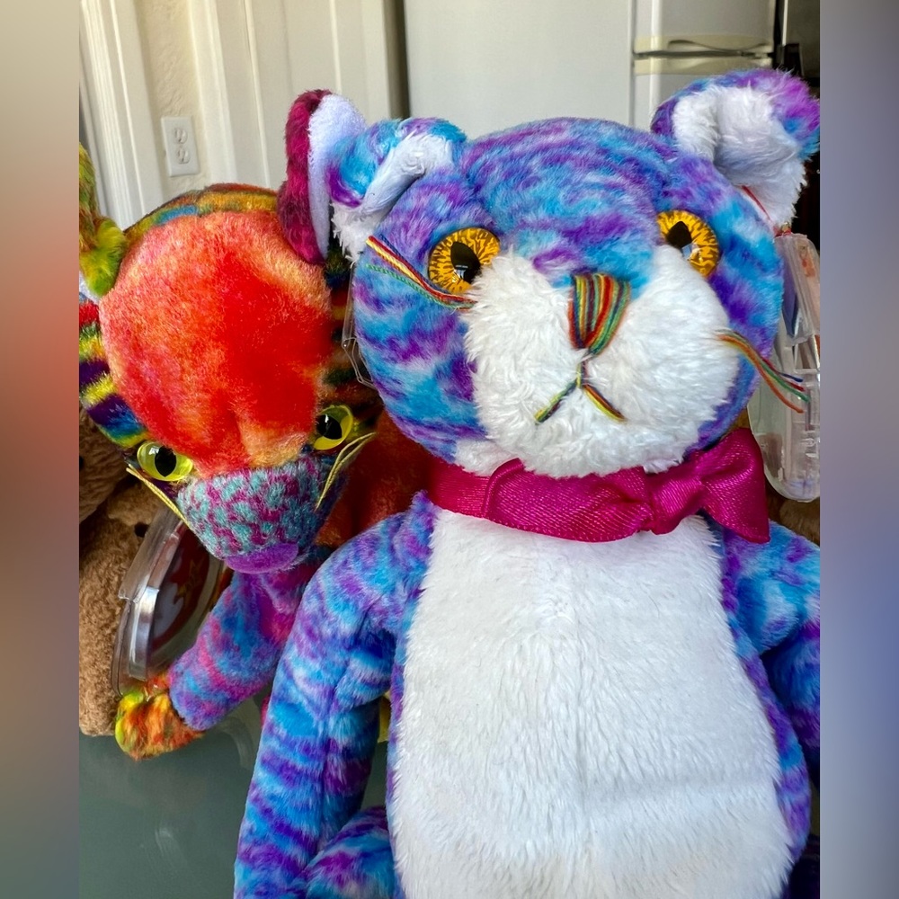 Ty stuffed animals, total of 6, ty originals